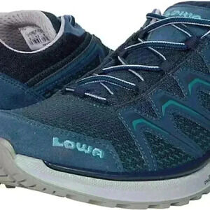 Lowa Maddox Steel/Blue womens athletically training trail shoe 12 D SAVE $150.00